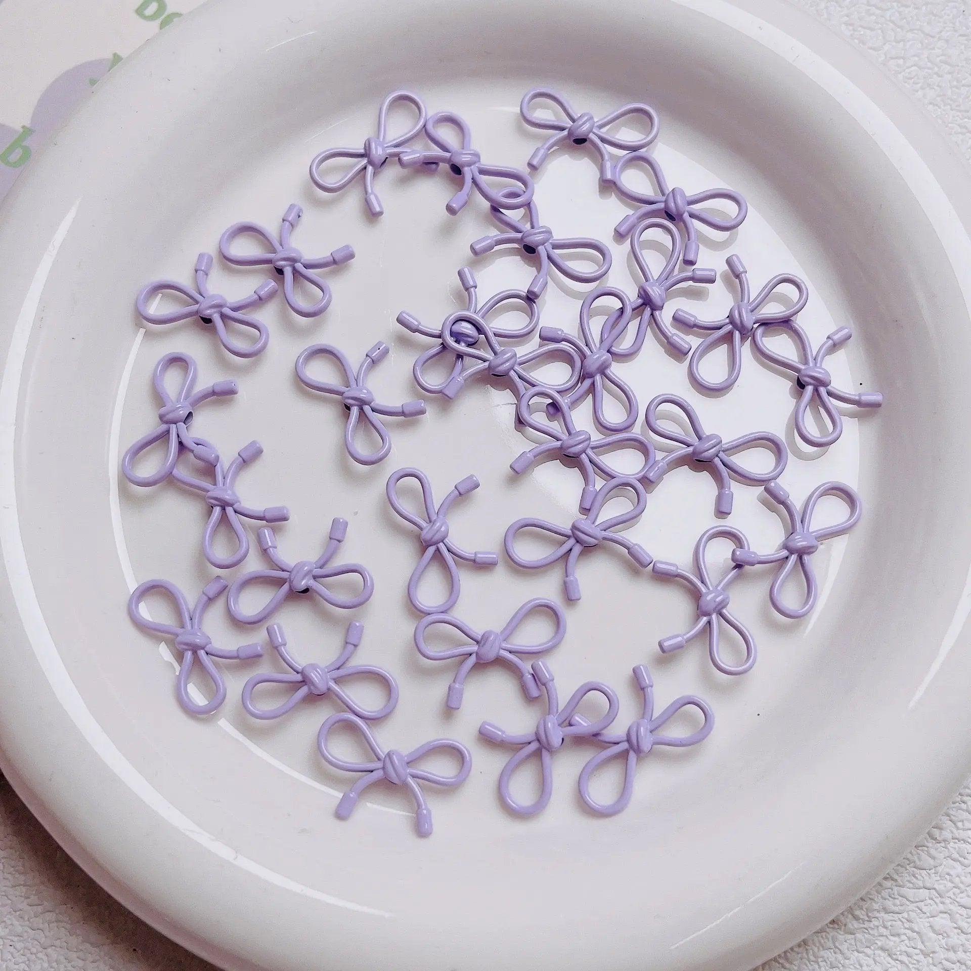 FS2511-13×20mm Stoving Vanish Metal Beads For Making Keychain Zoe's DIY Shop