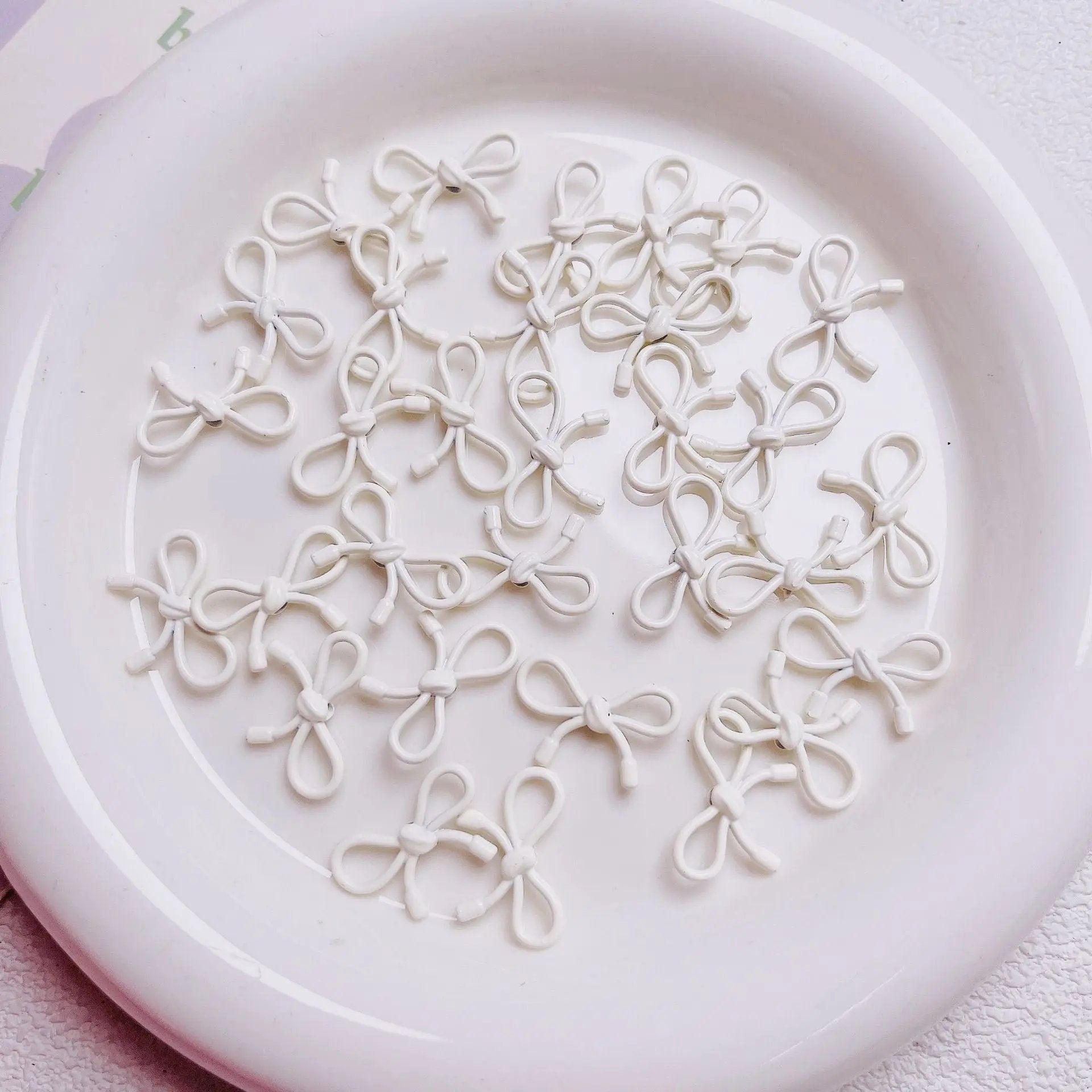 FS2511-13×20mm Stoving Vanish Metal Beads For Making Keychain Zoe's DIY Shop