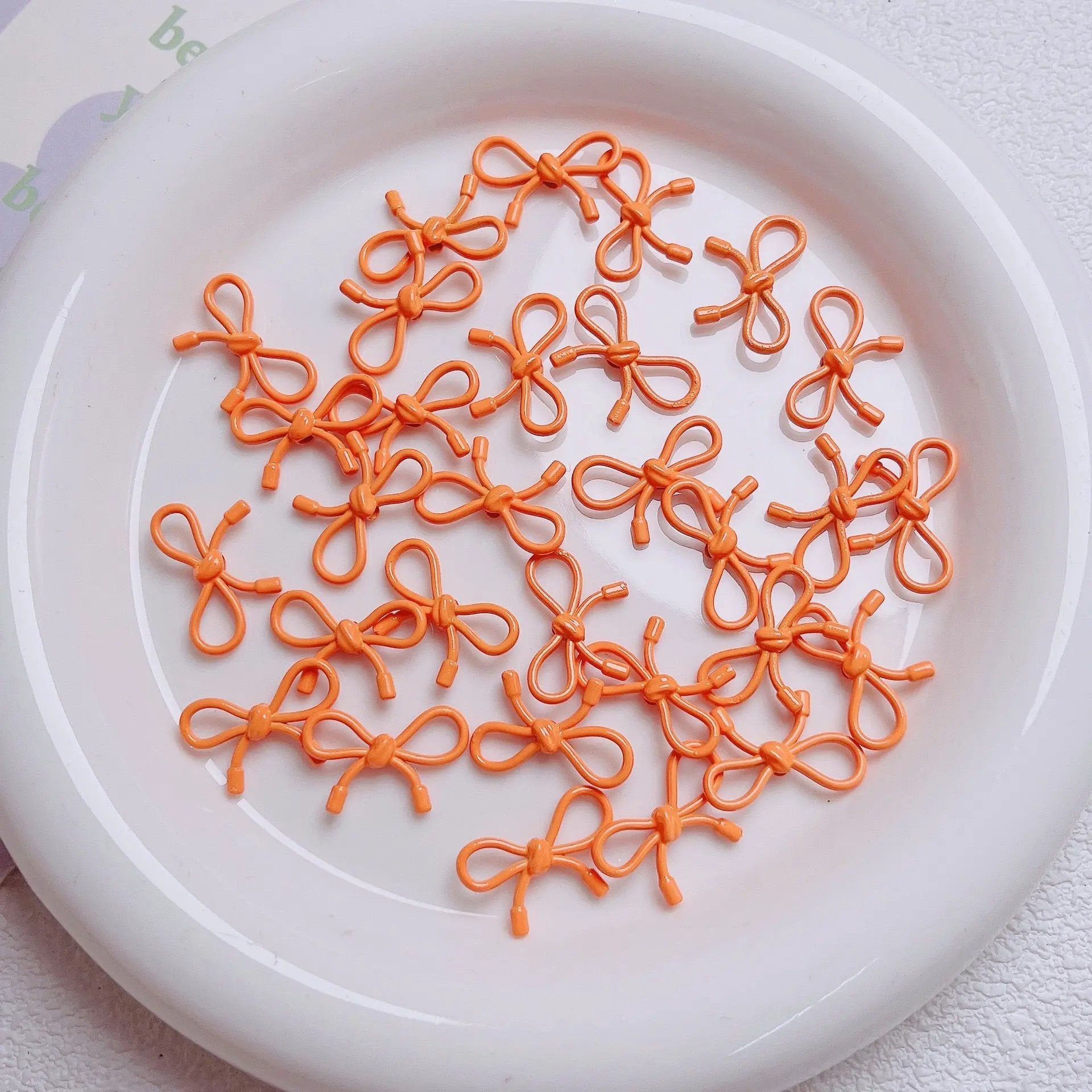 FS2511-13×20mm Stoving Vanish Metal Beads For Making Keychain Zoe's DIY Shop