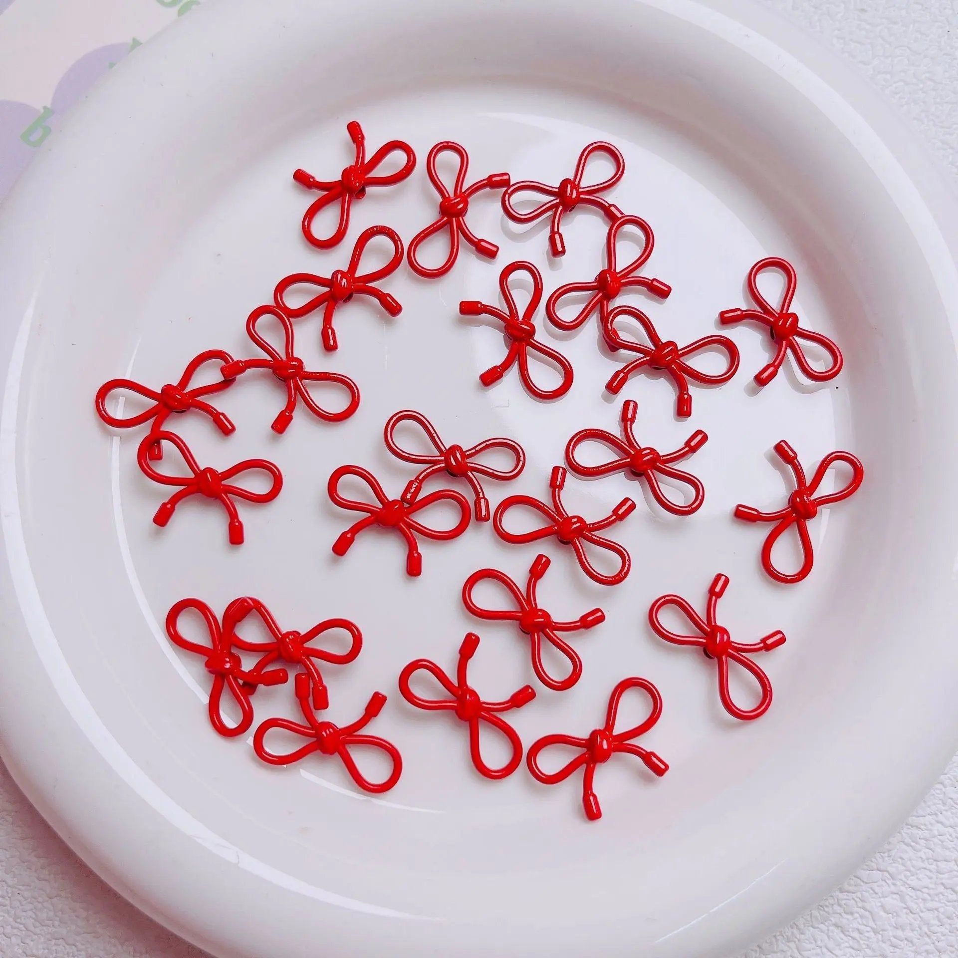 FS2511-13×20mm Stoving Vanish Metal Beads For Making Keychain Zoe's DIY Shop