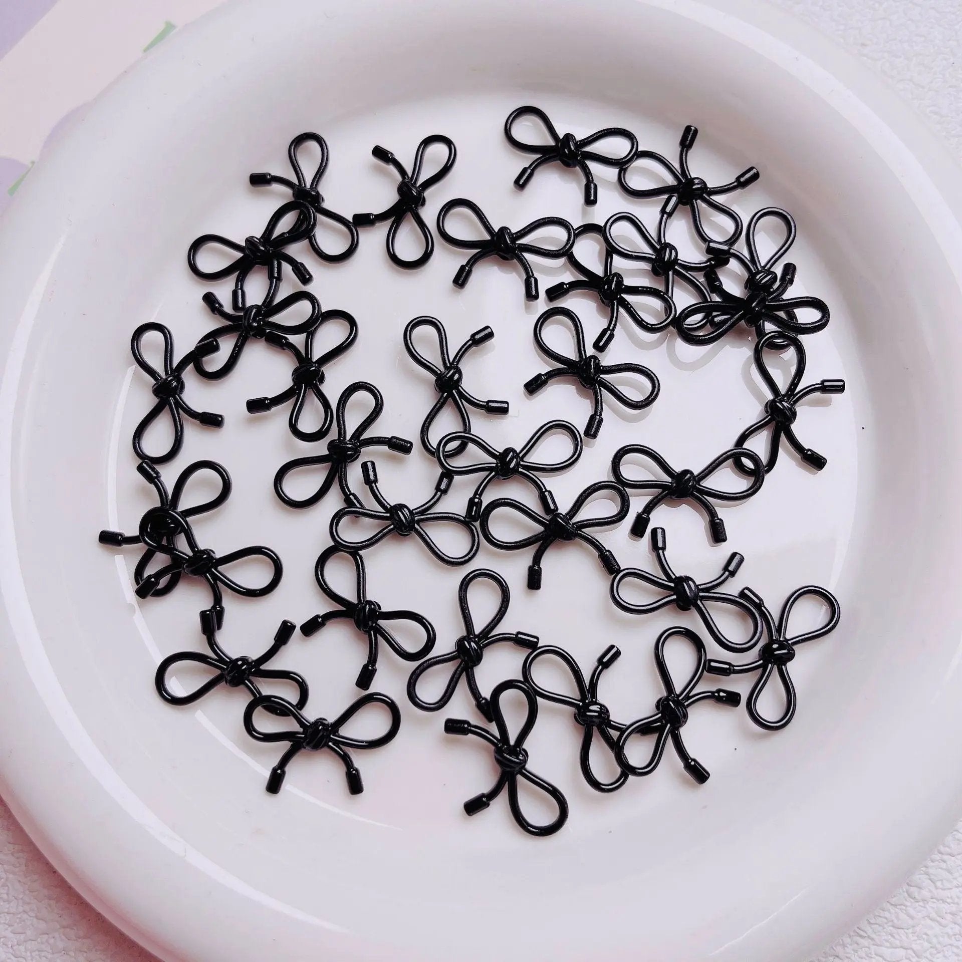 FS2511-13×20mm Stoving Vanish Metal Beads For Making Keychain Zoe's DIY Shop