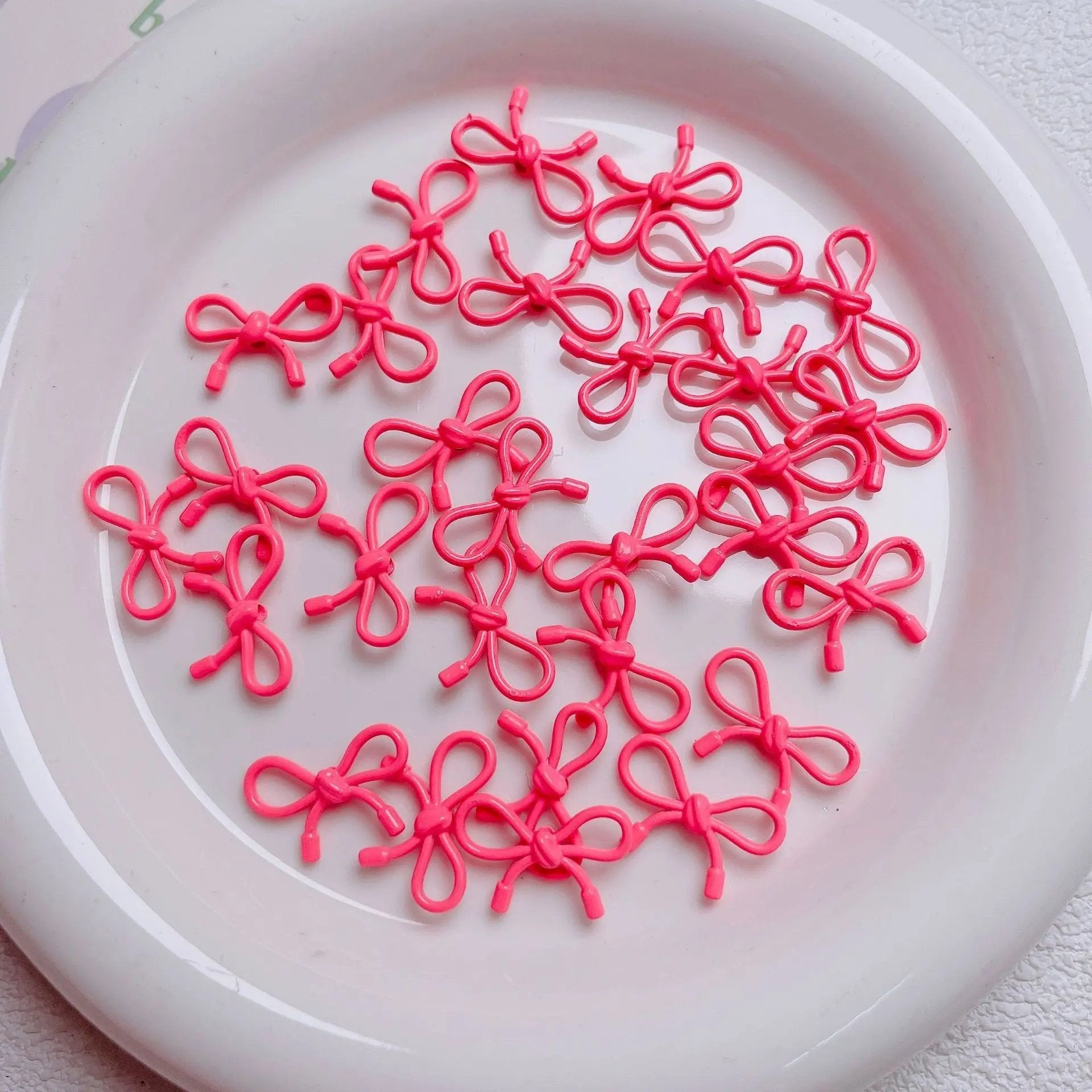 FS2511-13×20mm Stoving Vanish Metal Beads For Making Keychain Zoe's DIY Shop