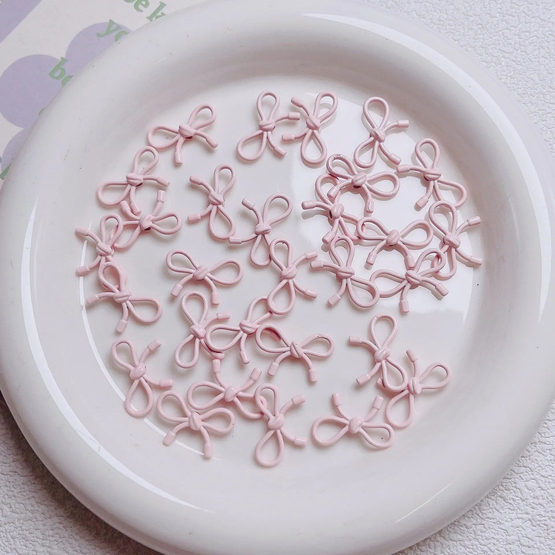 FS2511-13×20mm Stoving Vanish Metal Beads For Making Keychain Zoe's DIY Shop