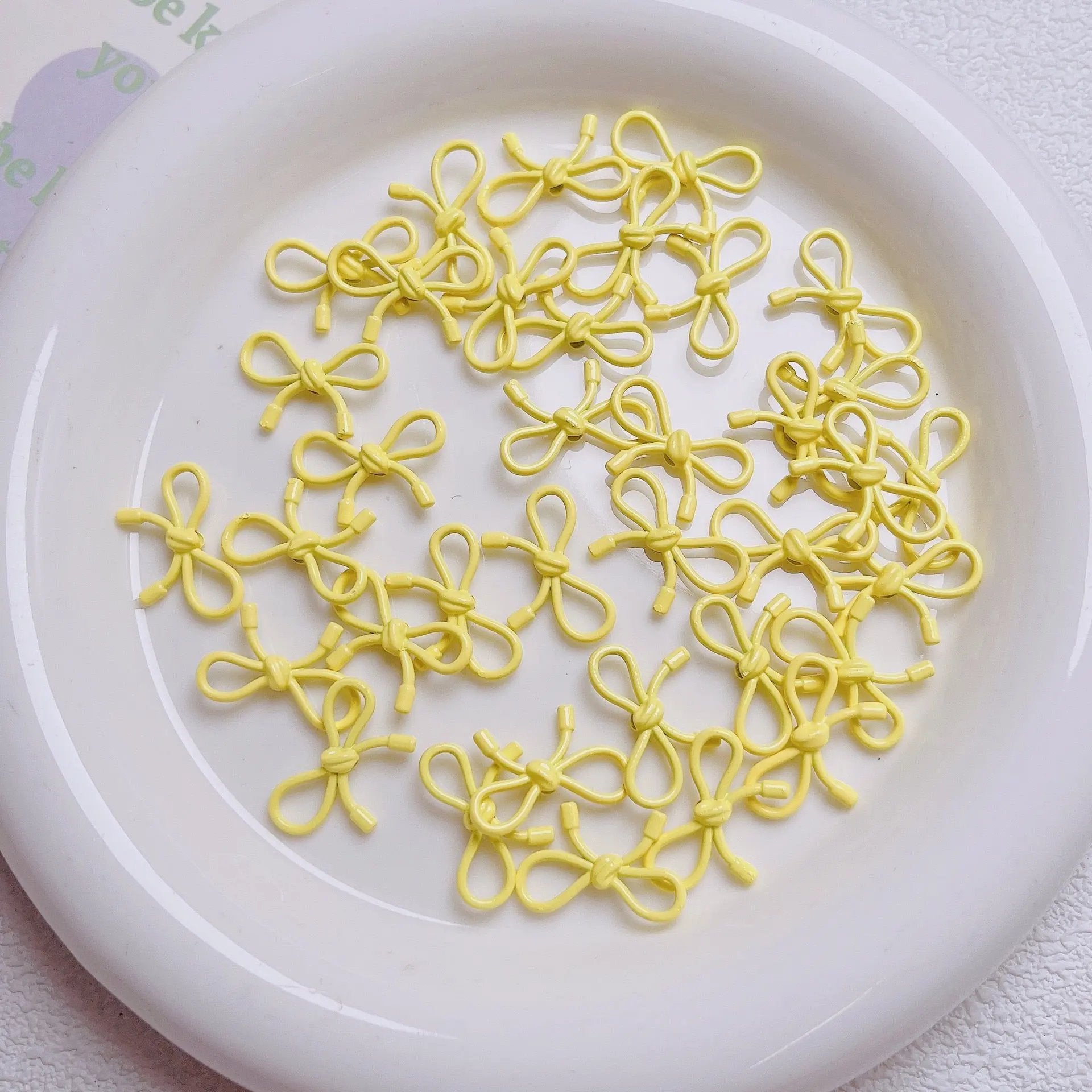 FS2511-13×20mm Stoving Vanish Metal Beads For Making Keychain Zoe's DIY Shop