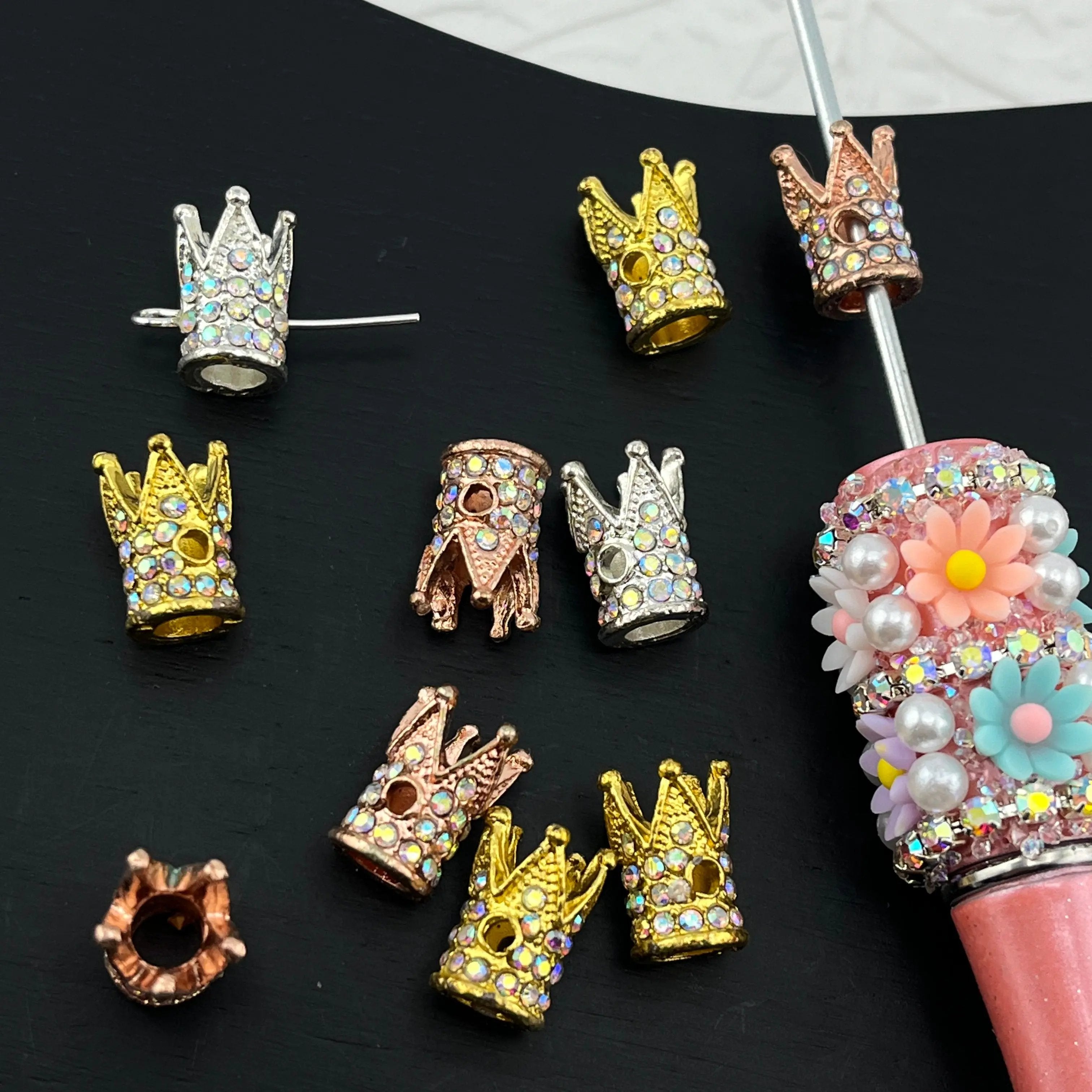 FS2521-10PCS Crown spacer Zoe's DIY Shop