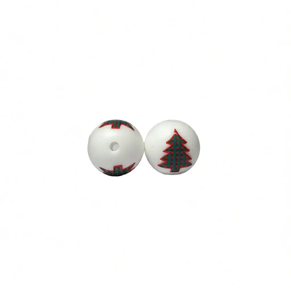 FS2534-Christmas Tree Silicon Beads Zoe DIY Wholesale