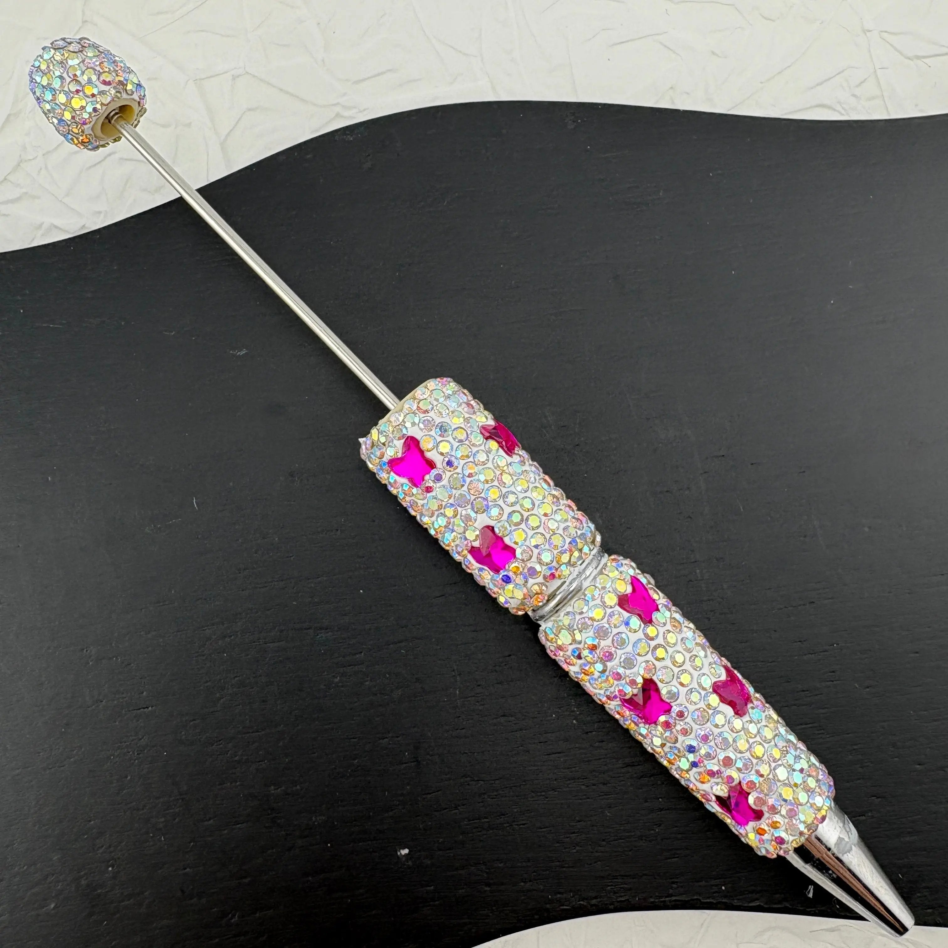 FS2568- 1 Piece Butterfly Crystal Full Diamonds Fancy Pens Zoe's DIY Shop