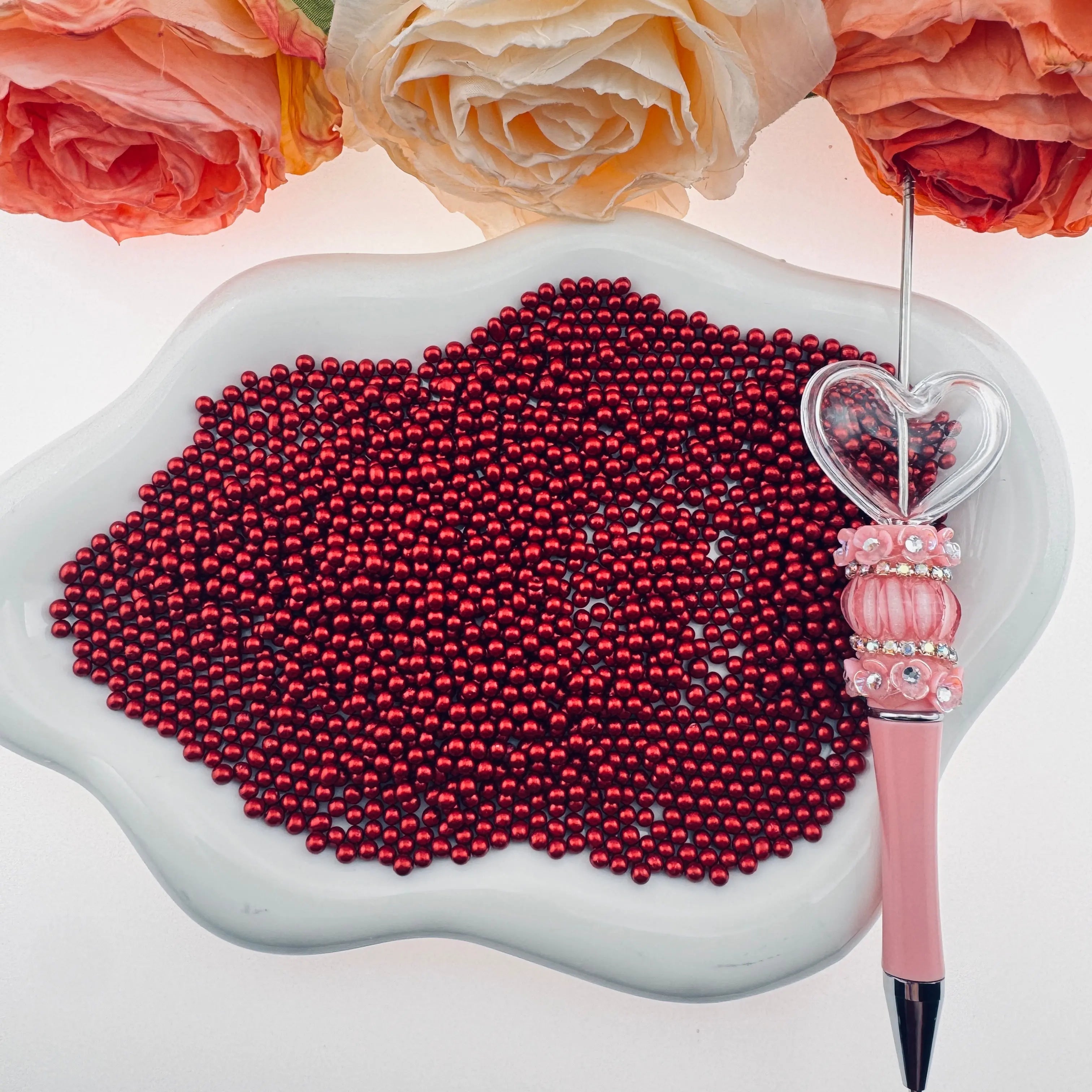 FS2582-4mm  Glass Beads Small Glass Beads No Hole Tiny Glass Beads As Refills Zoe's DIY Shop