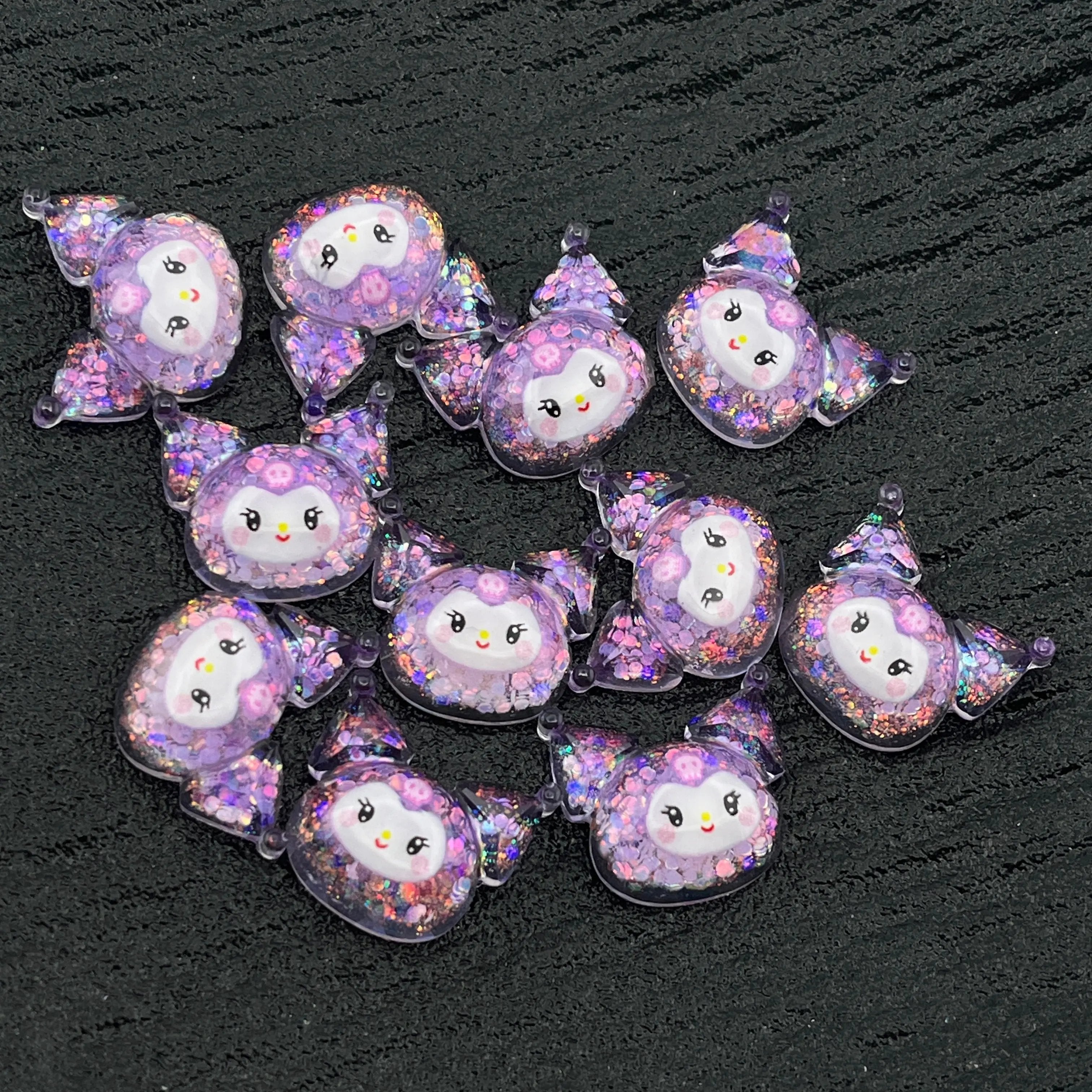 FS2594-10PCS  Kuromi resin patch Zoe's DIY Shop