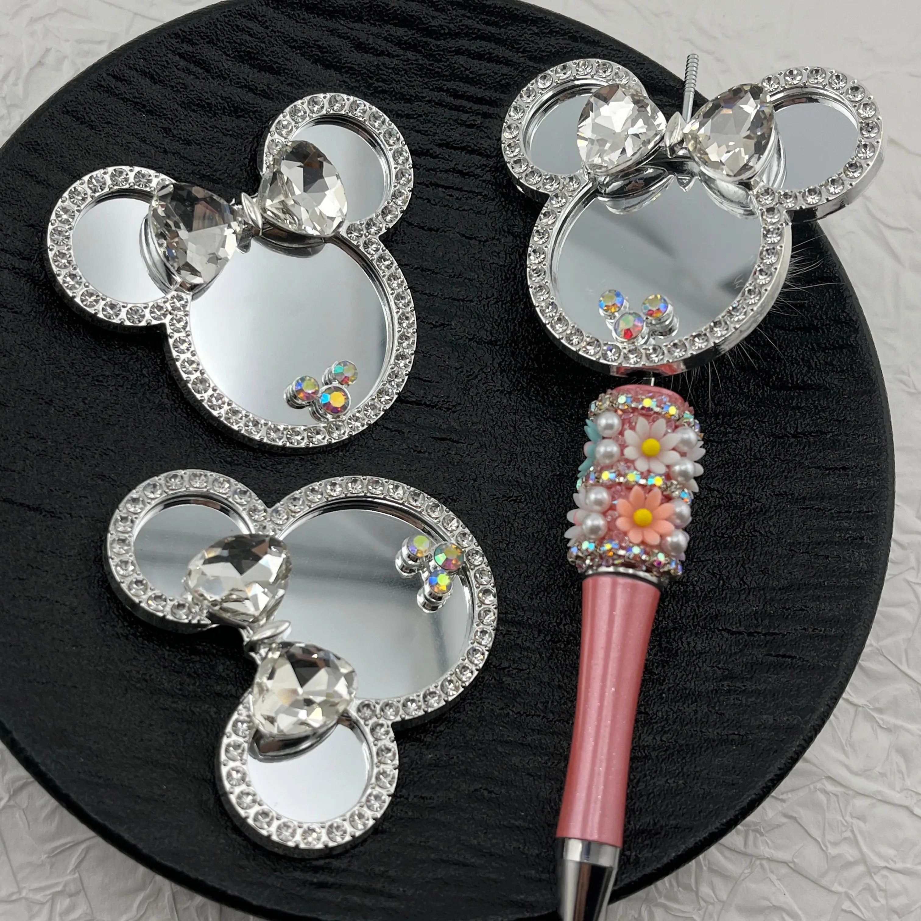 FS2600-6.1*5.3cm Minie Mirror Patch For Making Fancy Beads Zoe's DIY Shop