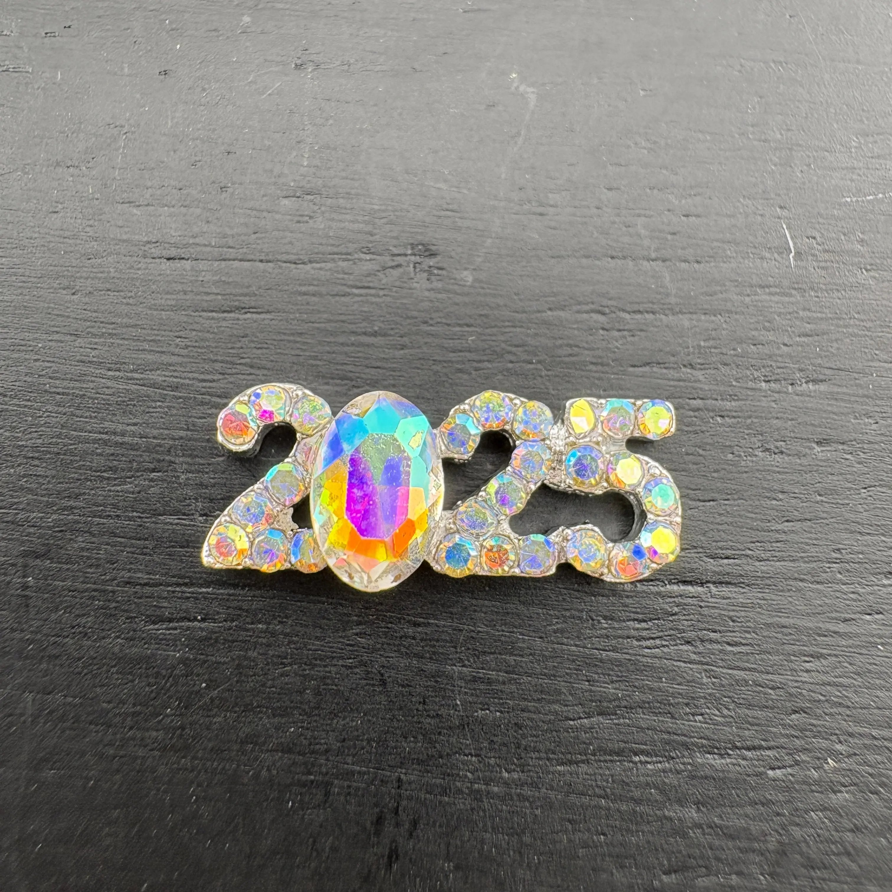FS2614- 15*6mm 2025 Year Crystal Charms Zoe's DIY Shop