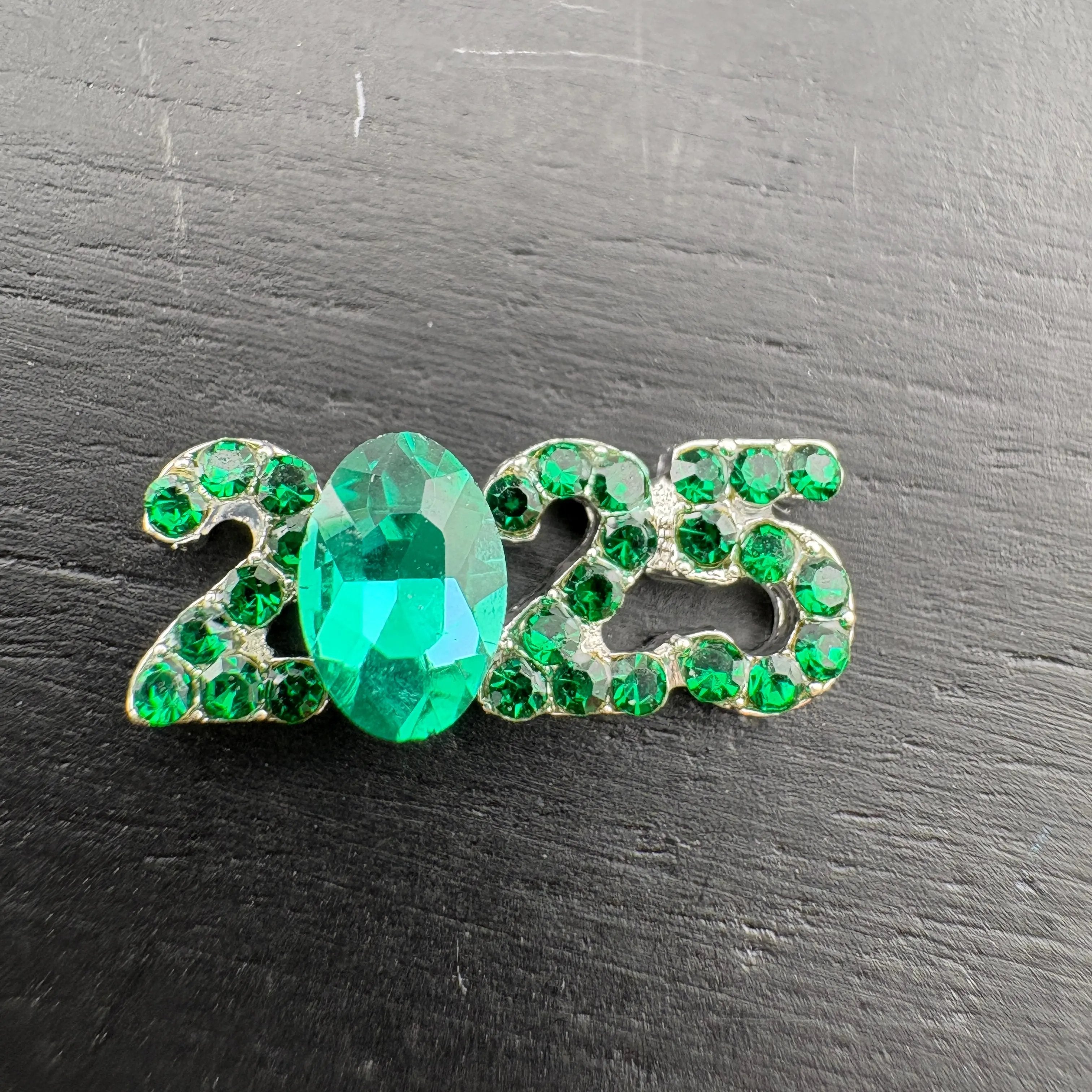 FS2614- 15*6mm 2025 Year Crystal Charms Zoe's DIY Shop