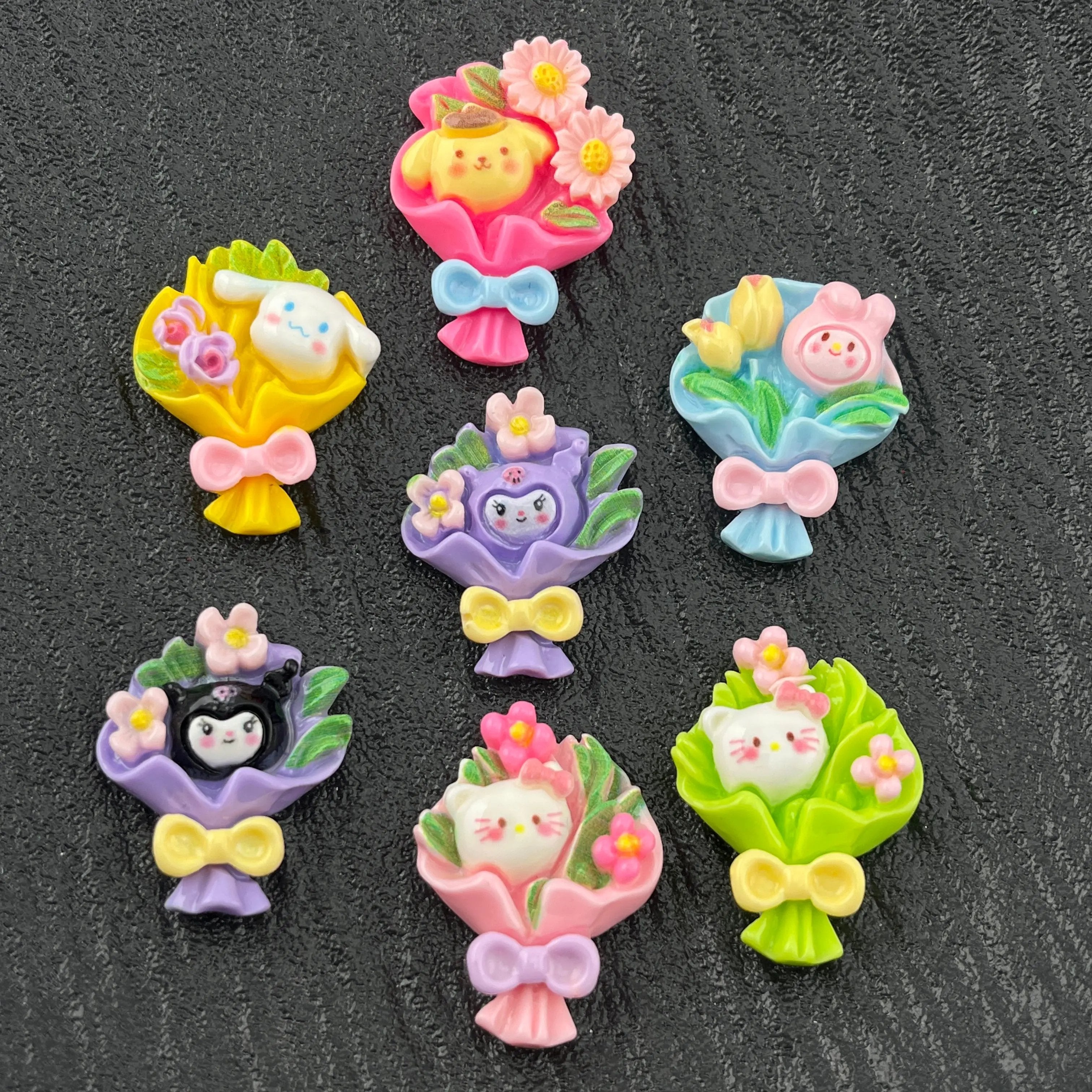 FS2626-10PCS Sanrio flower patch Zoe's DIY Shop