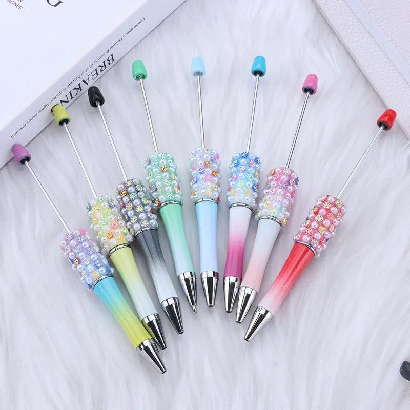 FS2741-Colorful Pearl Fancy Beadable Pens Zoe's DIY Shop