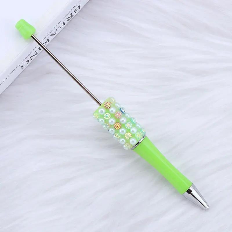 FS2741-Colorful Pearl Fancy Beadable Pens Zoe's DIY Shop