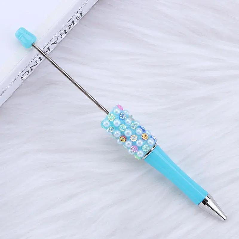 FS2741-Colorful Pearl Fancy Beadable Pens Zoe's DIY Shop