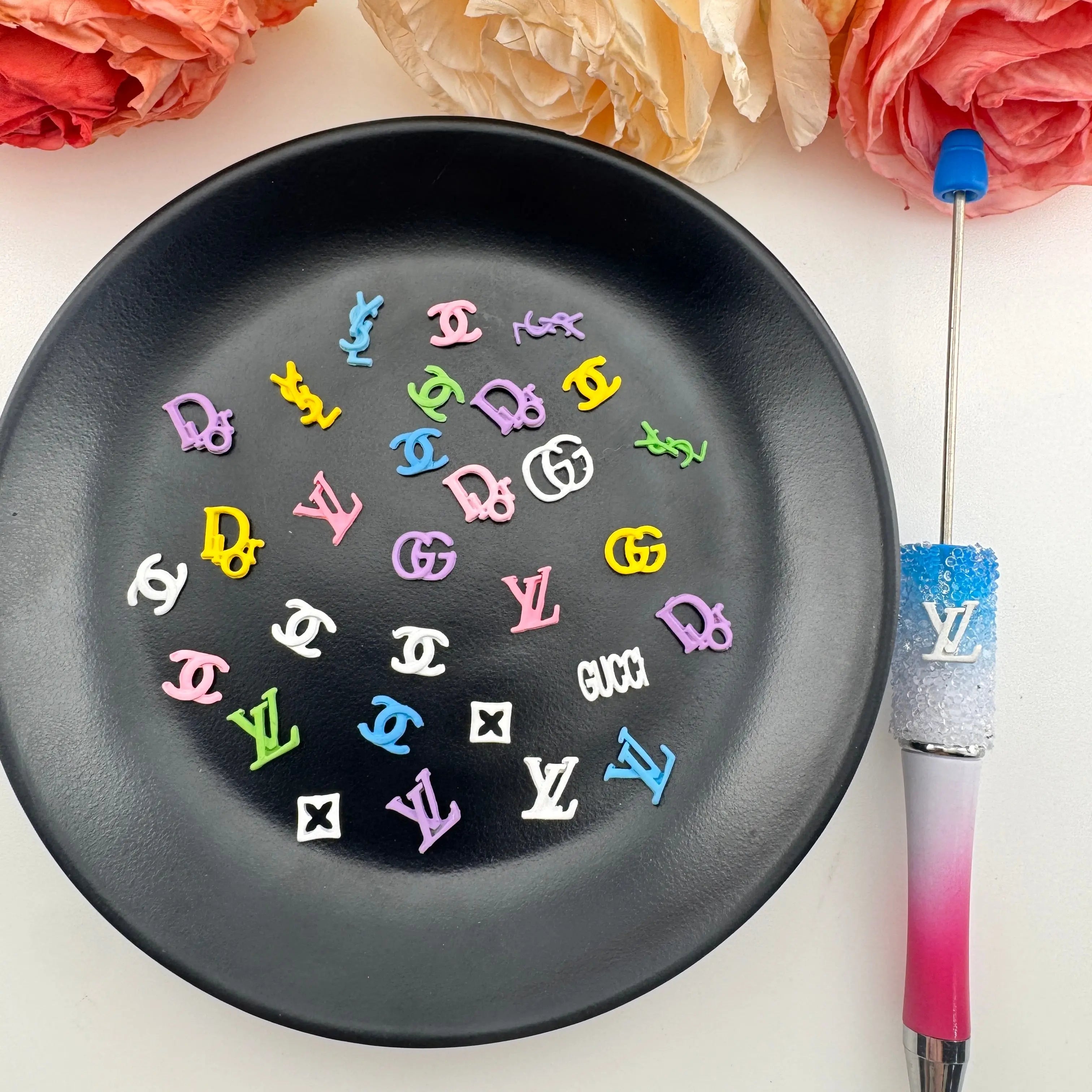 FS2819-Random Mixed Design Metal Nail Charms Zoe DIY Wholesale