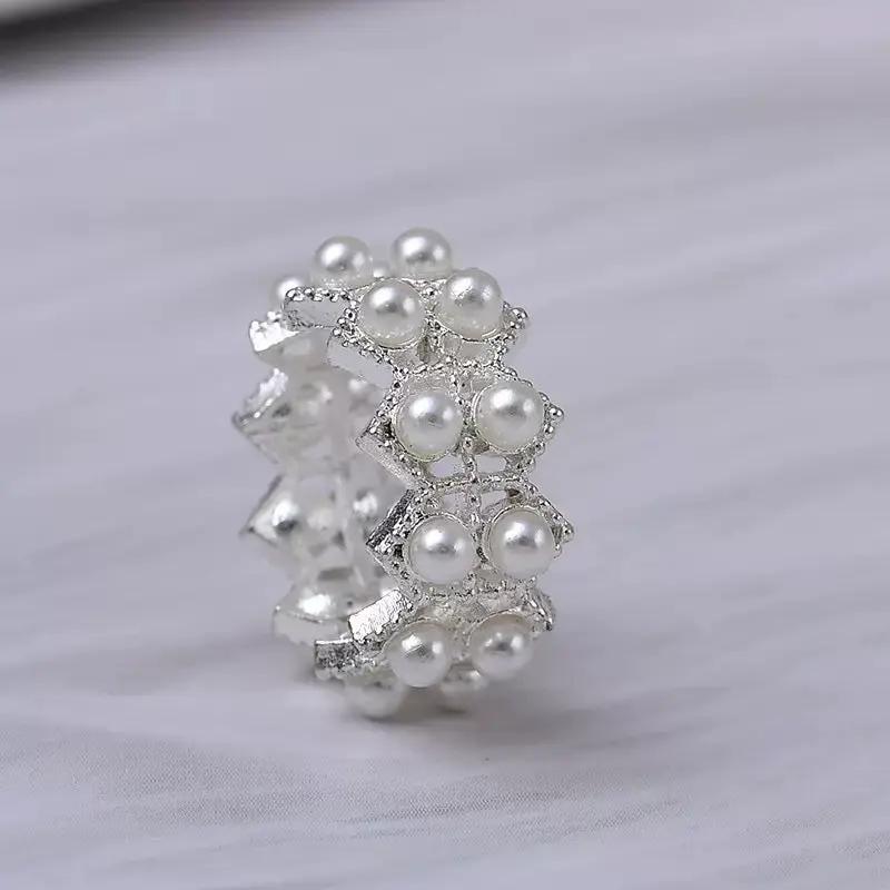 FS2846- 12mm Two Rows Pearl Alloy Spacers Zoe's DIY Shop