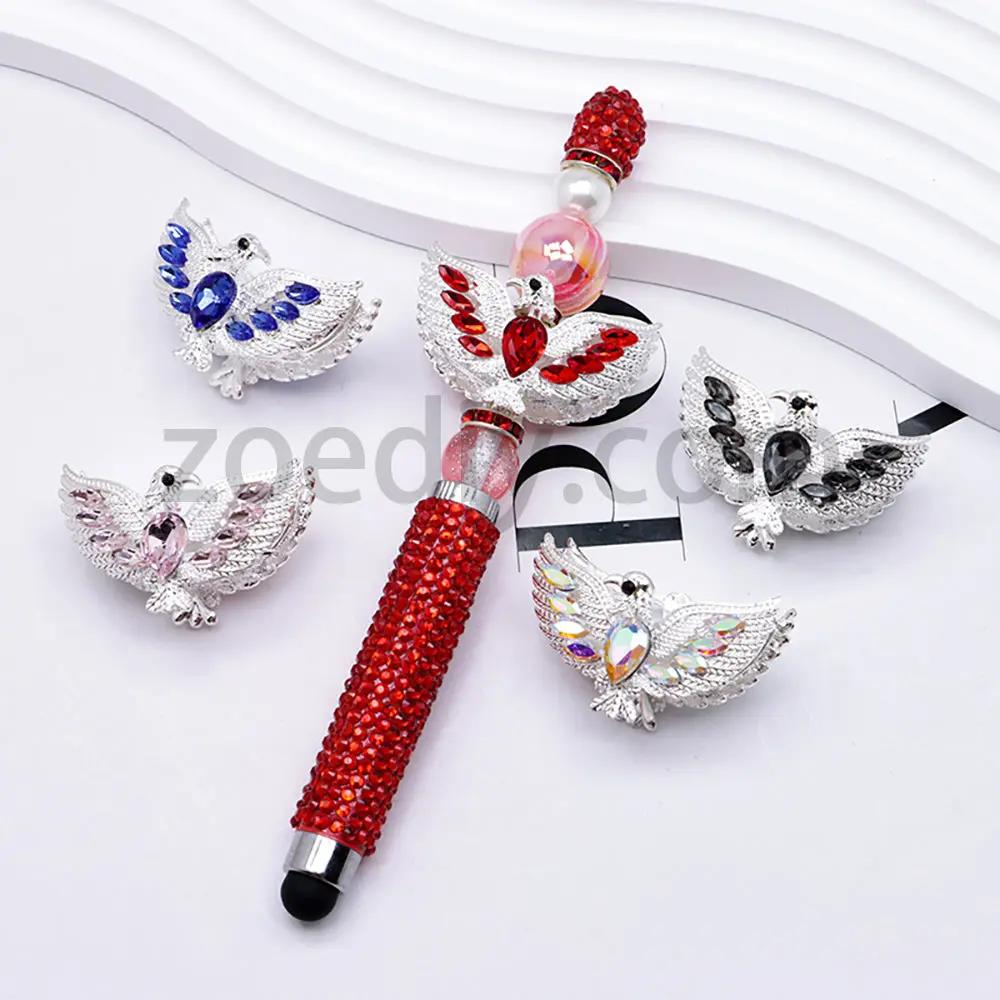 FS2879-Peace dove Birds Alloy Fancy Beads fit for pens Zoe's DIY Shop