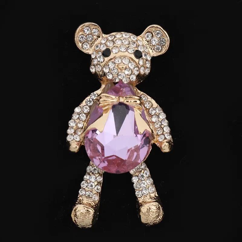 FS2916-Crystl Bear Patch For Making Fancy Beads Zoe's DIY Shop