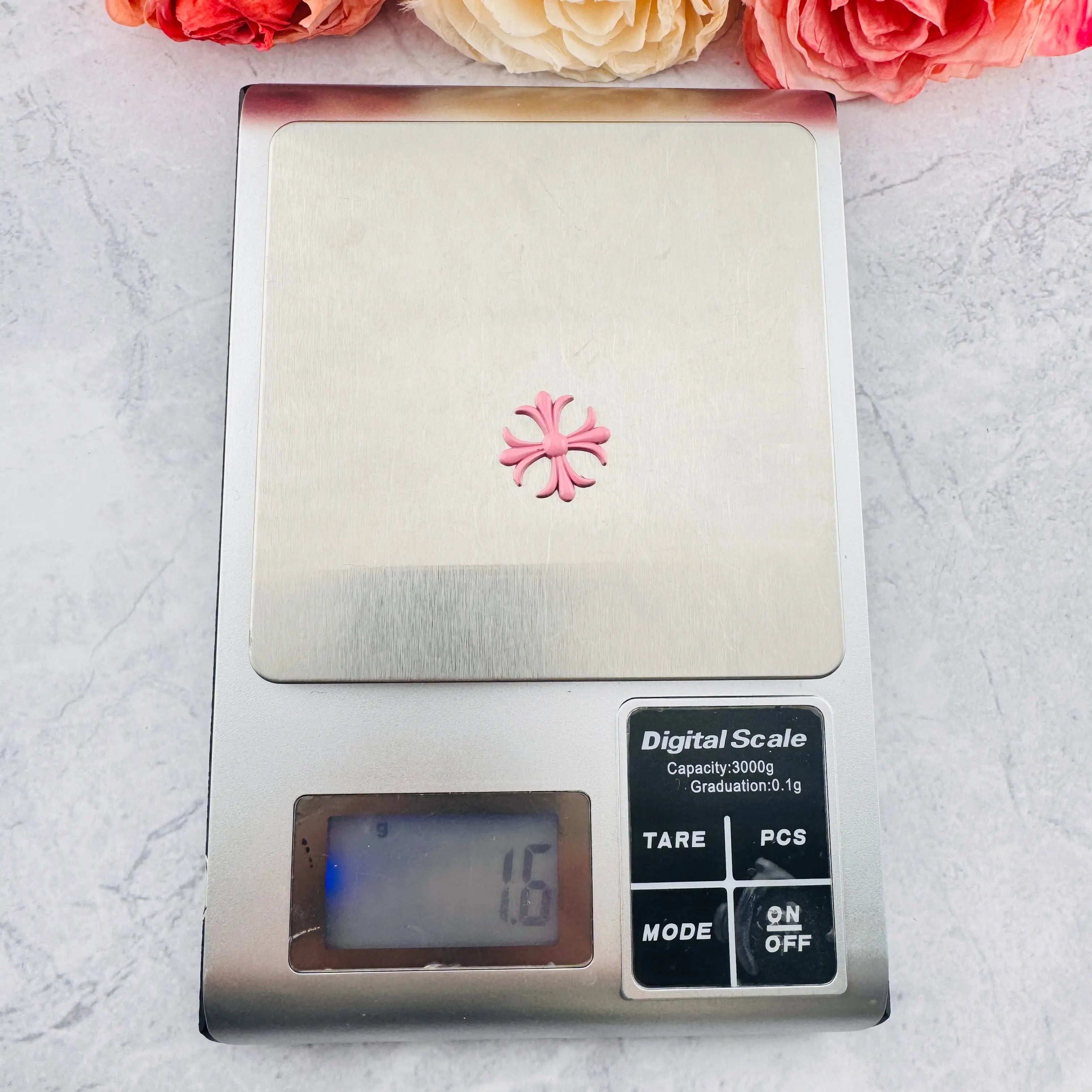 FS2980-About 20mm Matte Metal Patch Zoe DIY Wholesale