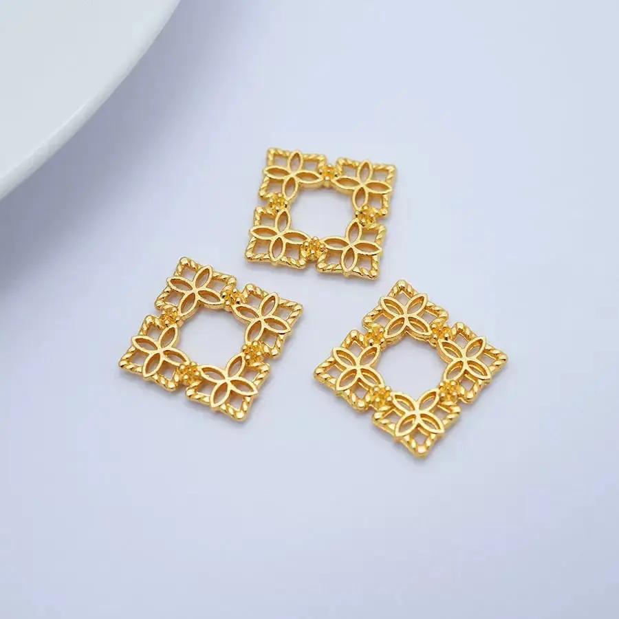 FS3035- Metal Cube Patch For Making Fancy Beads Zoe's DIY Shop