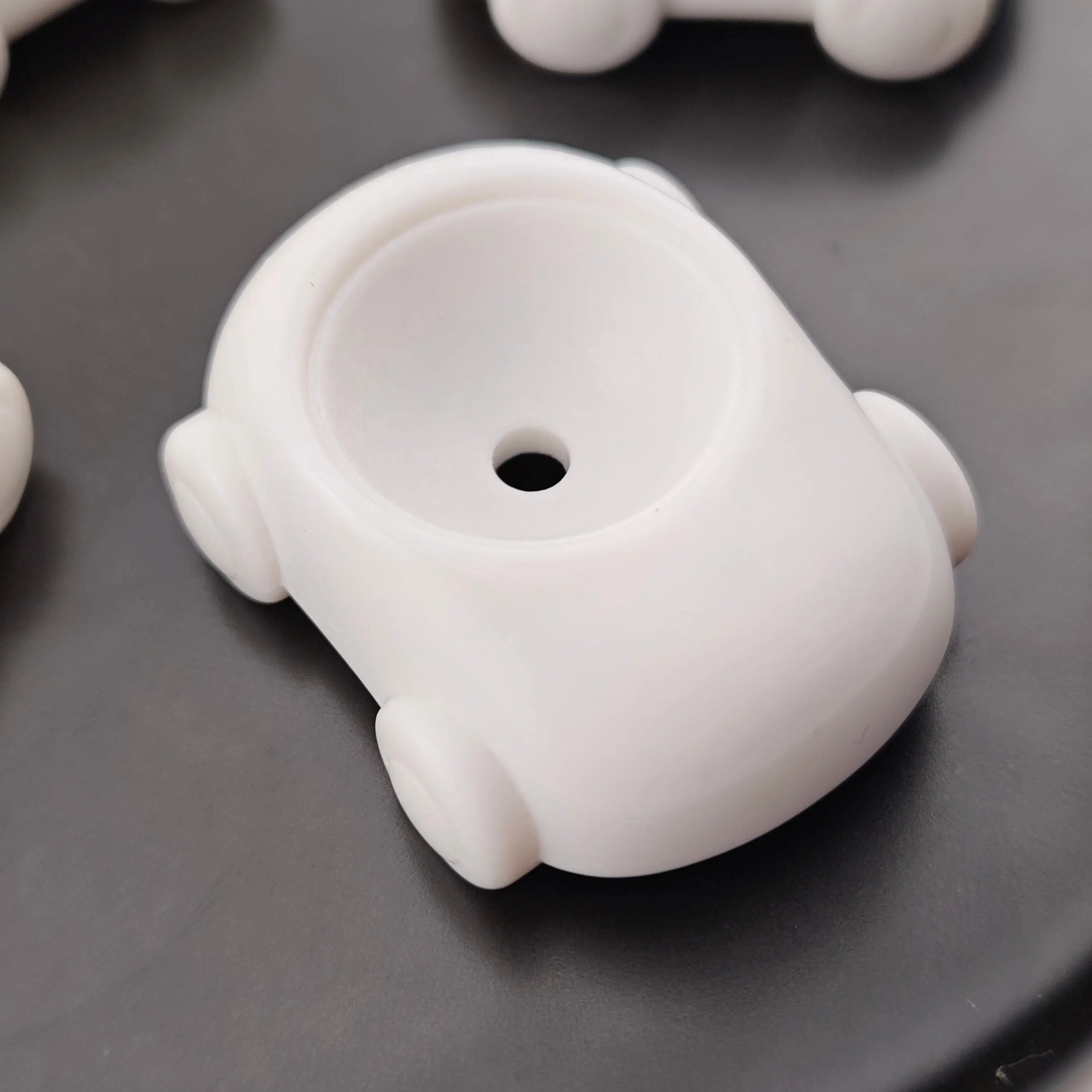 FS3075- 10 Pieces 38*30mm White Car Based Beads Zoe's DIY Shop