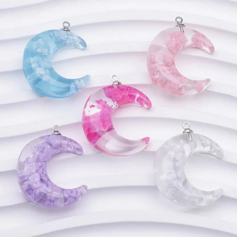 FS3330- Glow-in-the-dark Clouds And Moon Pendant For DIY Projects Zoe's DIY Shop