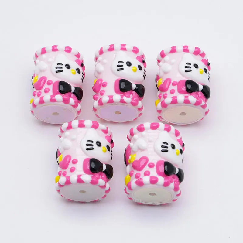 FS3504- HK Hand-Drawn Beads for Keychain Beadable Pens Making Zoe's DIY Shop