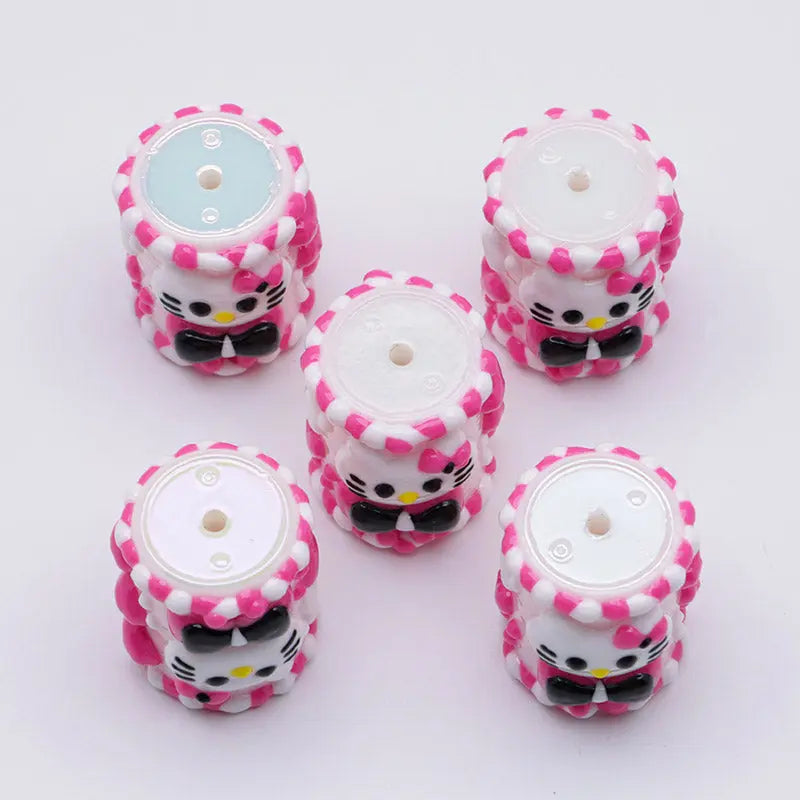 FS3504- HK Hand-Drawn Beads for Keychain Beadable Pens Making Zoe's DIY Shop