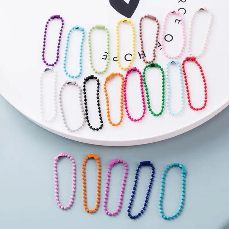 FS3565-2.4mm*10cm Mixed Color Bead Chain Zoe's DIY Shop