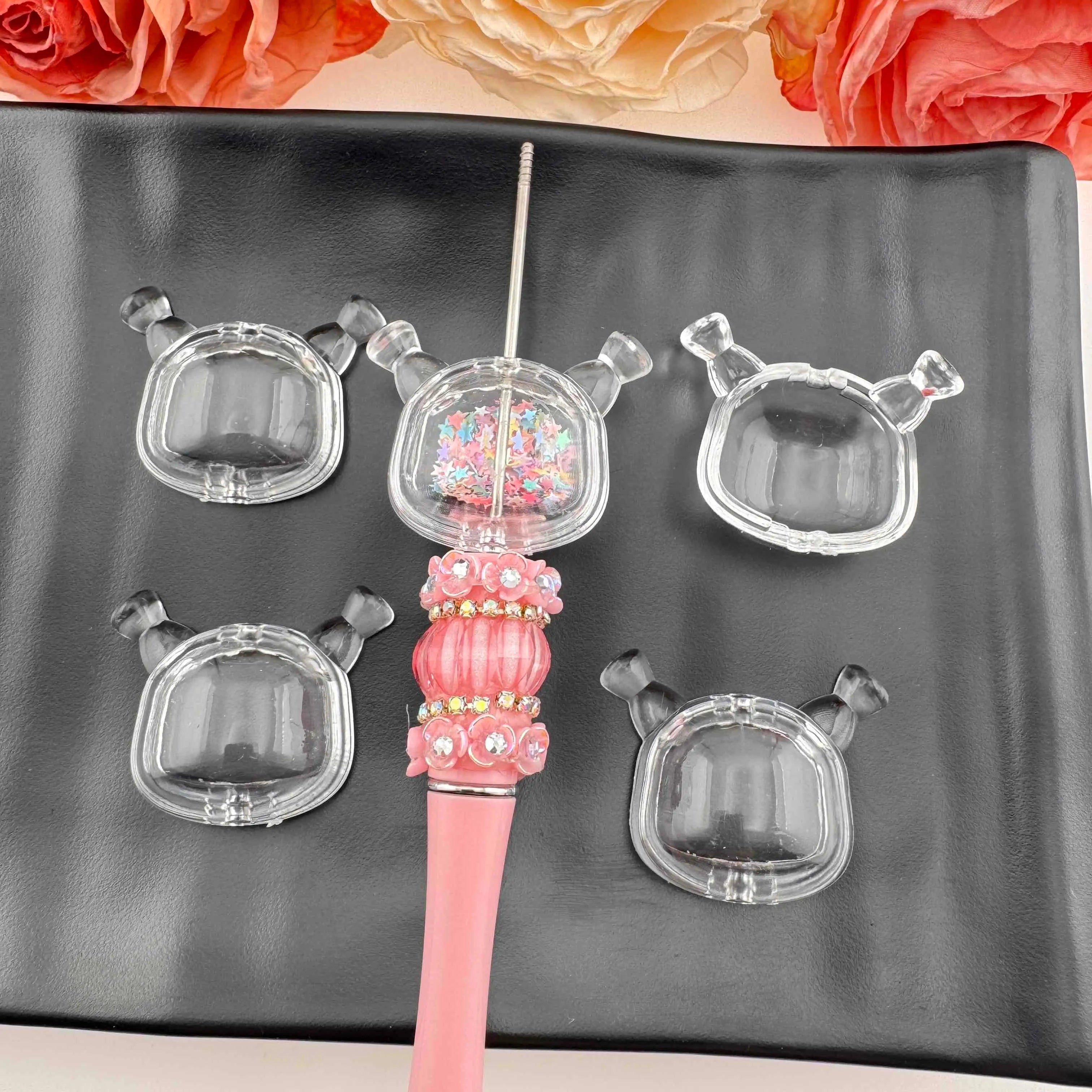 FS3584-Hovedryster Perler Dobbeltflettet Hovedrystende Sjov