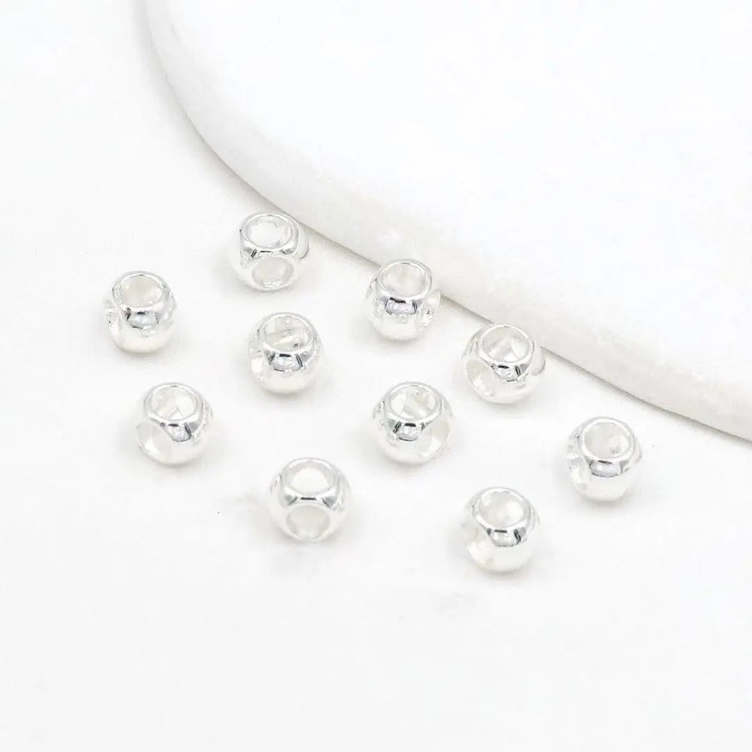 FS3610-5mm Metal 4 Hole Beads