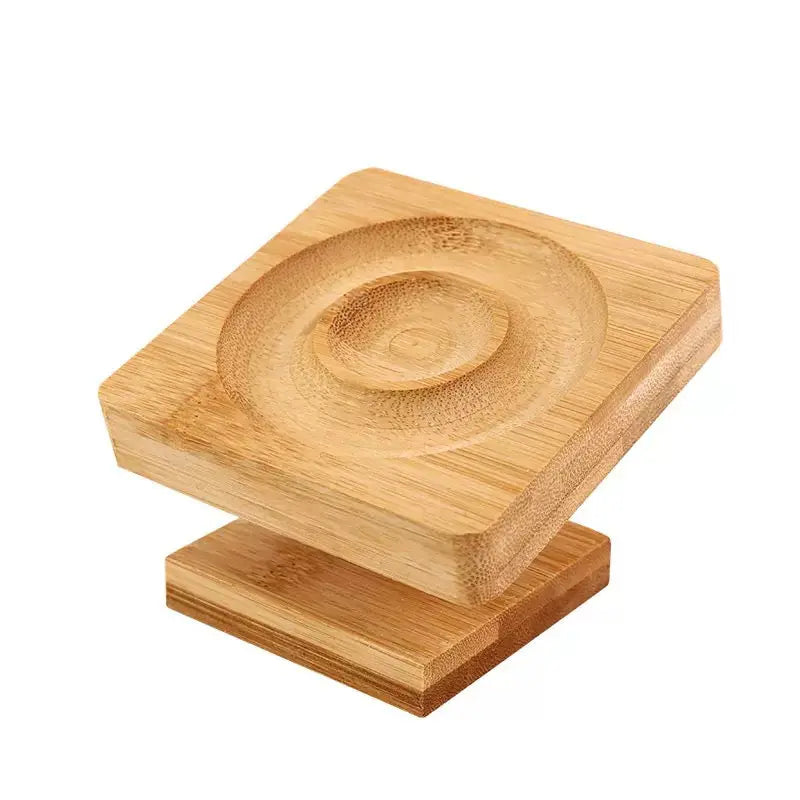 FS3672-Bamboo Square Bracelet Plate(With Base) Zoe DIY Wholesale