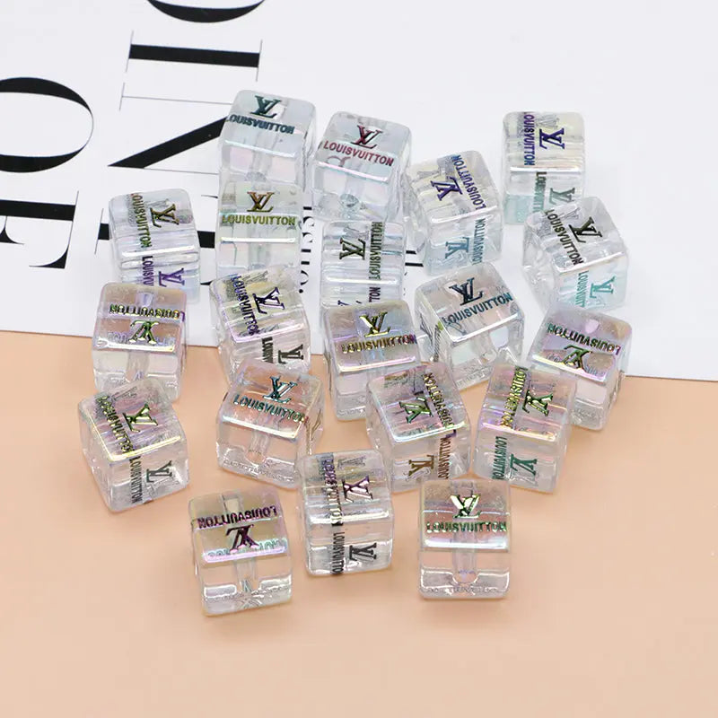 FS3679- 16mm Transparent LV Square Acrylic Zoe's DIY Shop