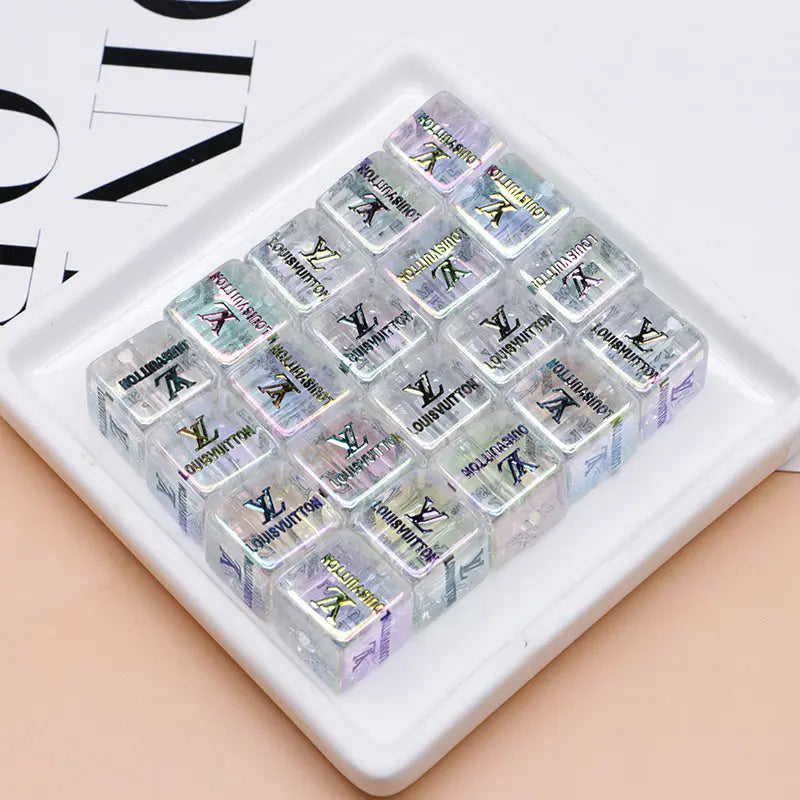 FS3679- 16mm Transparent LV Square Acrylic Zoe's DIY Shop