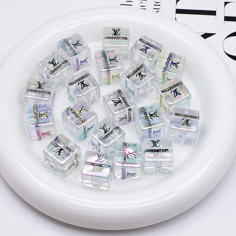 FS3679- 16mm Transparent LV Square Acrylic Zoe's DIY Shop