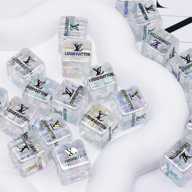 FS3679- 16mm Transparent LV Square Acrylic Zoe's DIY Shop