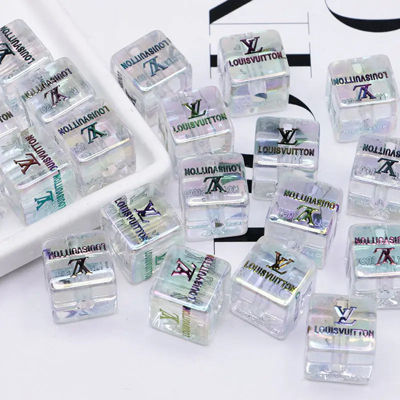 FS3679- 16mm Transparent LV Square Acrylic Zoe's DIY Shop