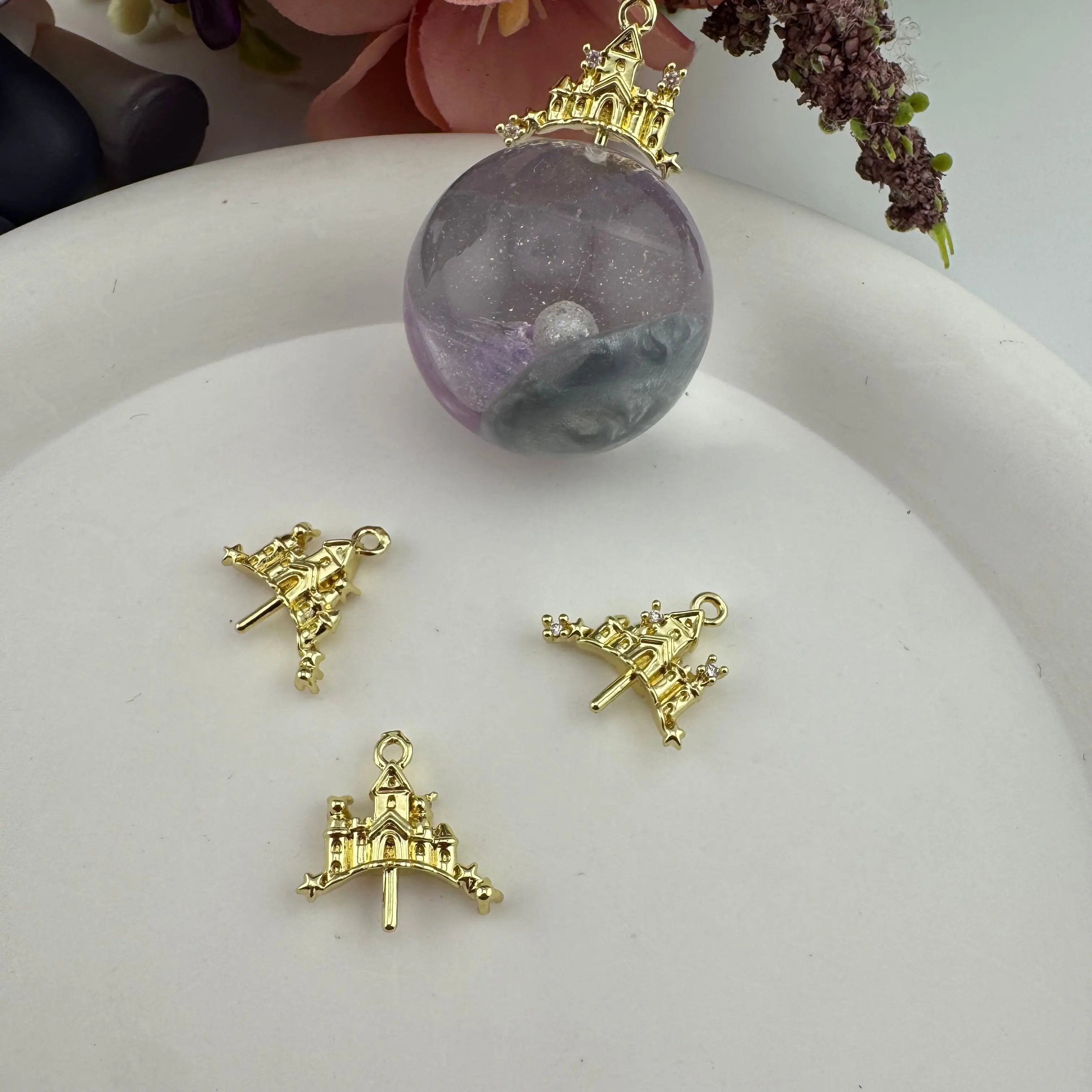 FS3702-20mm Castle Pin Topper Zoe's DIY Shop