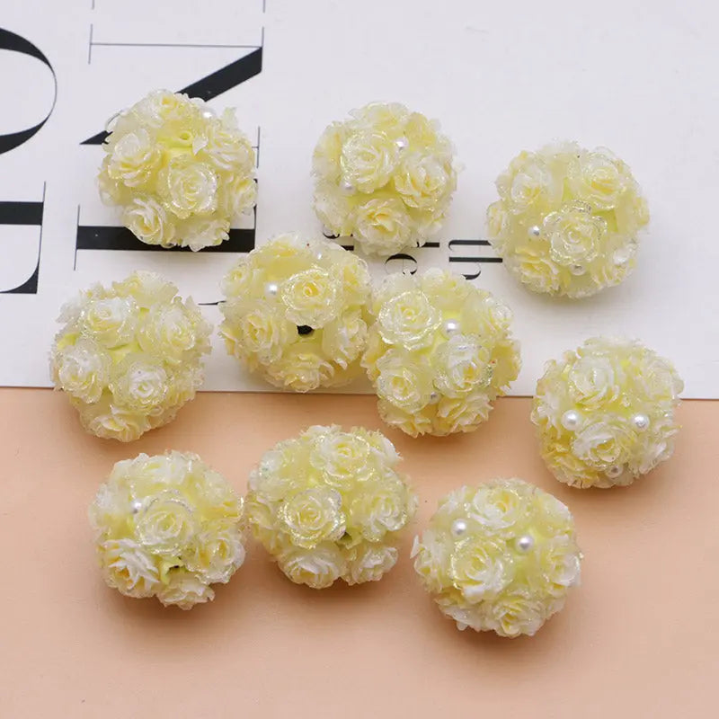 FS3873- 16mm Soft Rose - Shaped Terracotta Beads for Roses, Pen - Passable Zoe's DIY Shop