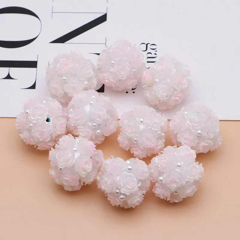 FS3873- 16mm Soft Rose - Shaped Terracotta Beads for Roses, Pen - Passable Zoe's DIY Shop