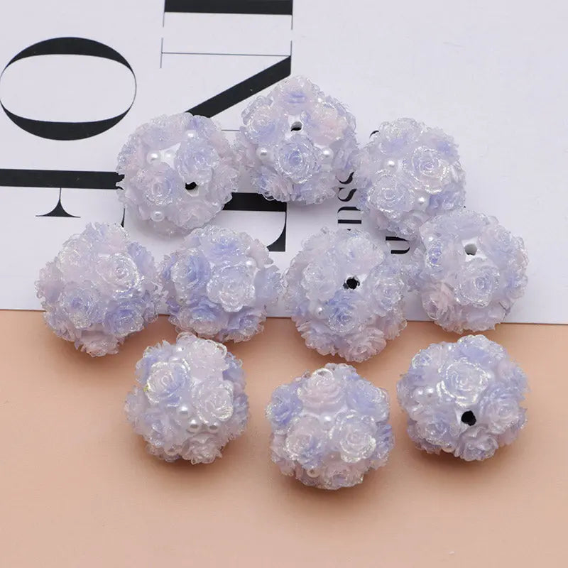 FS3873- 16mm Soft Rose - Shaped Terracotta Beads for Roses, Pen - Passable Zoe's DIY Shop