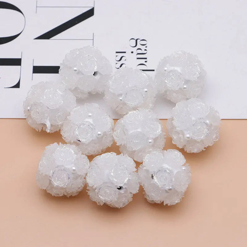 FS3873- 16mm Soft Rose - Shaped Terracotta Beads for Roses, Pen - Passable Zoe's DIY Shop