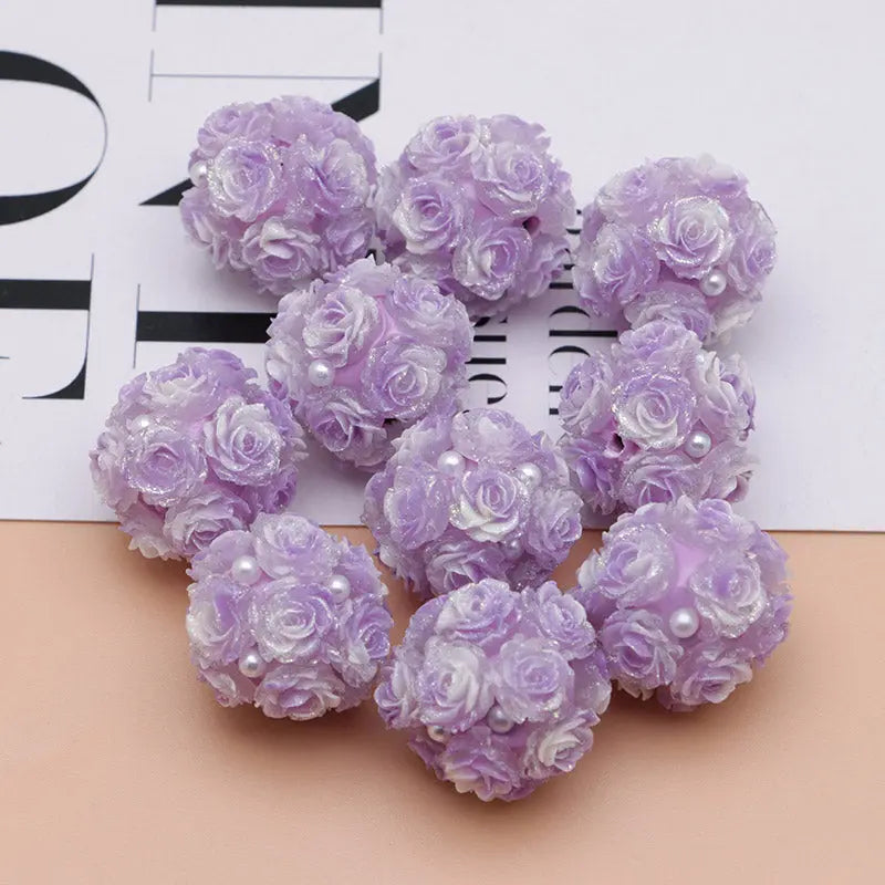 FS3873- 16mm Soft Rose - Shaped Terracotta Beads for Roses, Pen - Passable Zoe's DIY Shop