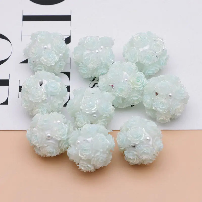 FS3873- 16mm Soft Rose - Shaped Terracotta Beads for Roses, Pen - Passable Zoe's DIY Shop