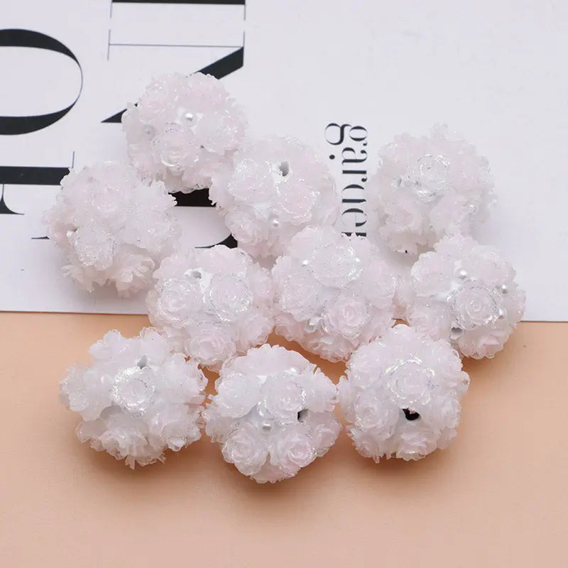 FS3873- 16mm Soft Rose - Shaped Terracotta Beads for Roses, Pen - Passable Zoe's DIY Shop