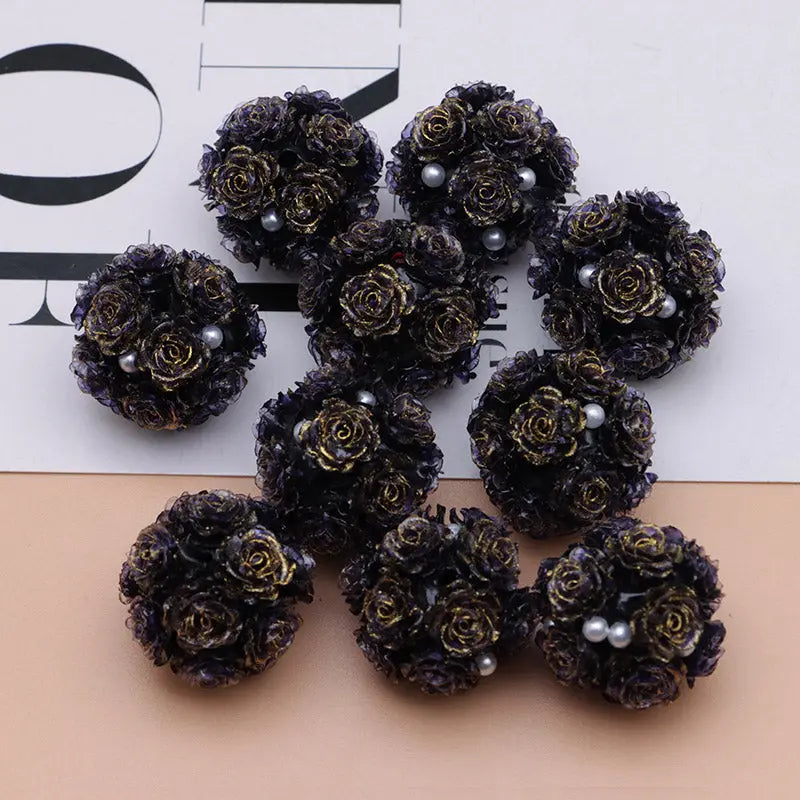 FS3873- 16mm Soft Rose - Shaped Terracotta Beads for Roses, Pen - Passable Zoe's DIY Shop