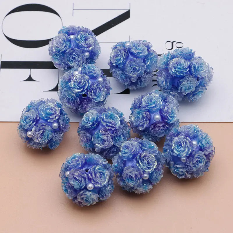 FS3873- 16mm Soft Rose - Shaped Terracotta Beads for Roses, Pen - Passable Zoe's DIY Shop