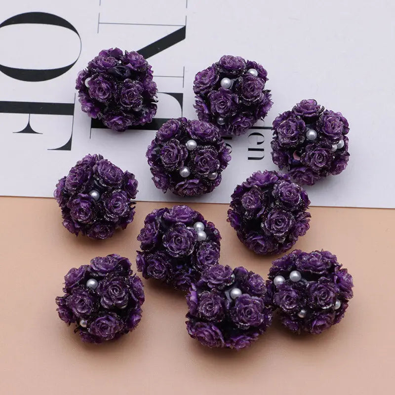 FS3873- 16mm Soft Rose - Shaped Terracotta Beads for Roses, Pen - Passable Zoe's DIY Shop